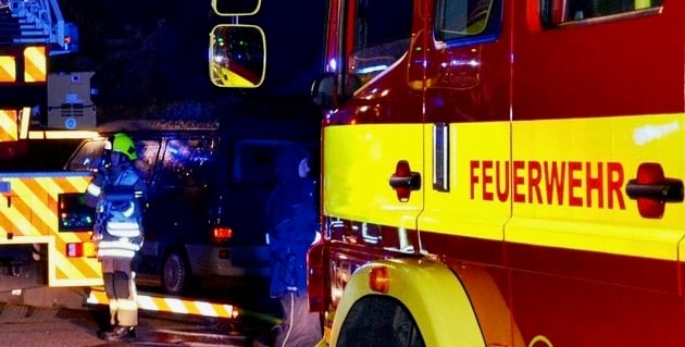 An der Hülsenstraße brannten In der Nacht zwei Altkleidercontainer