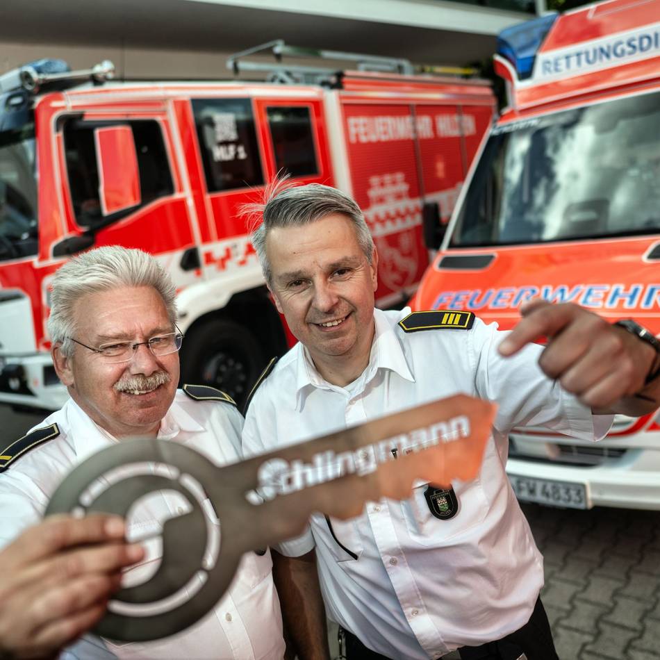 Neue Einsatzfahrzeuge für die Feuerwehr Hilden: Cooles Design und modernste Technik stärkt Hildens Feuerwehr