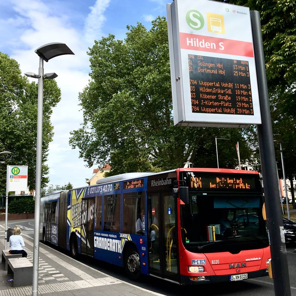 Fahrplan zum Feiertag gilt auch für Hilden und Haan: Rheinbahn verlängert Fahrzeiten vor Christi Himmelfahrt
