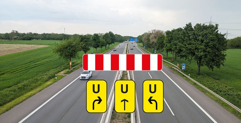 A59: Akutmaßnahme zwischen Monheim und Richrath endet früher