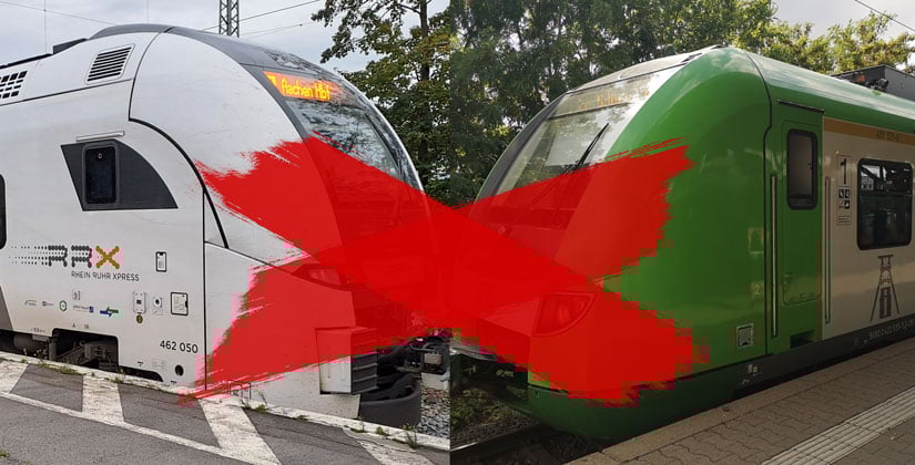 Sabotage legt Bahn lahm: Chaos zwischen Düsseldorf, Flughafen und Duisburg!