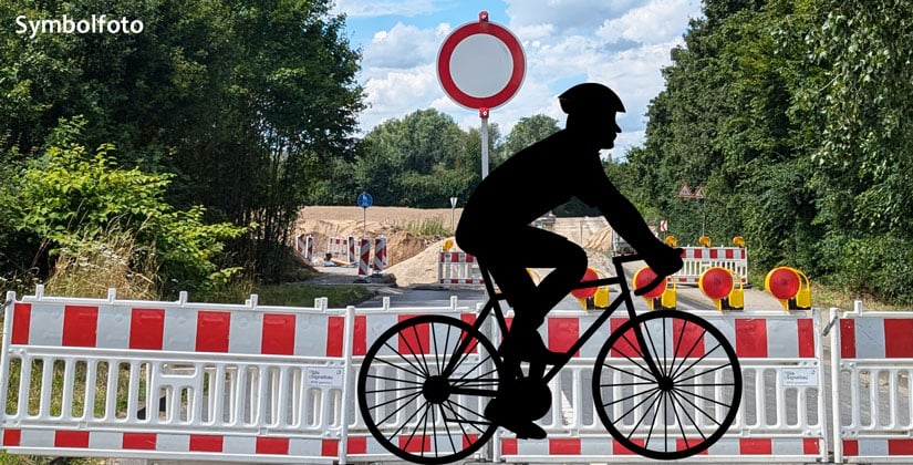 Radweg Richrather Straße: Sanierungsarbeiten am Salzmannweg