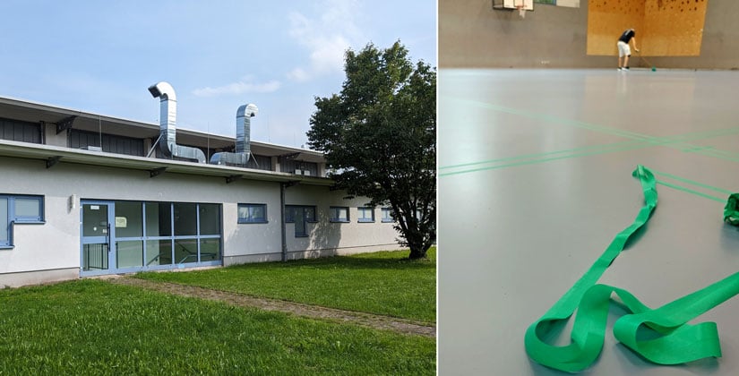 Sporthalle Weidenweg: Wiedereröffnung in Sicht