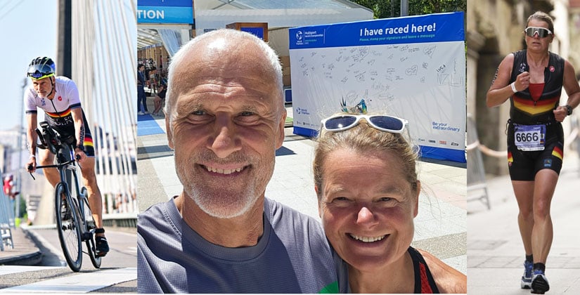 Hitziger Triathlon in Spanien: Zwei Hildener schwitzen und kämpfen unter Extremtemperaturen
