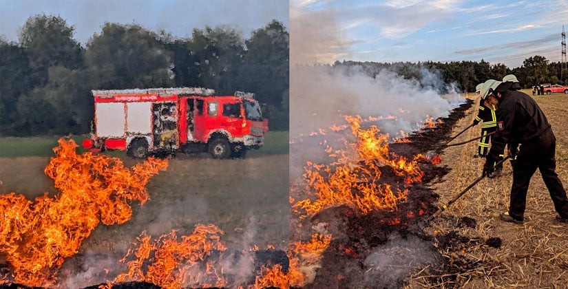 Feuerprobe auf dem Acker – Training für den Ernstfall