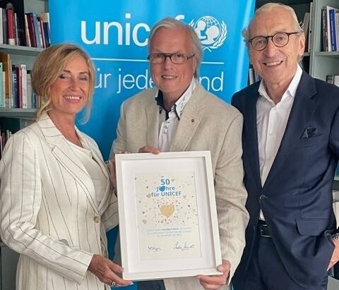 Auszeichnung für Engagement: Heribert Klein – seit 50 Jahren ein Herz für Unicef