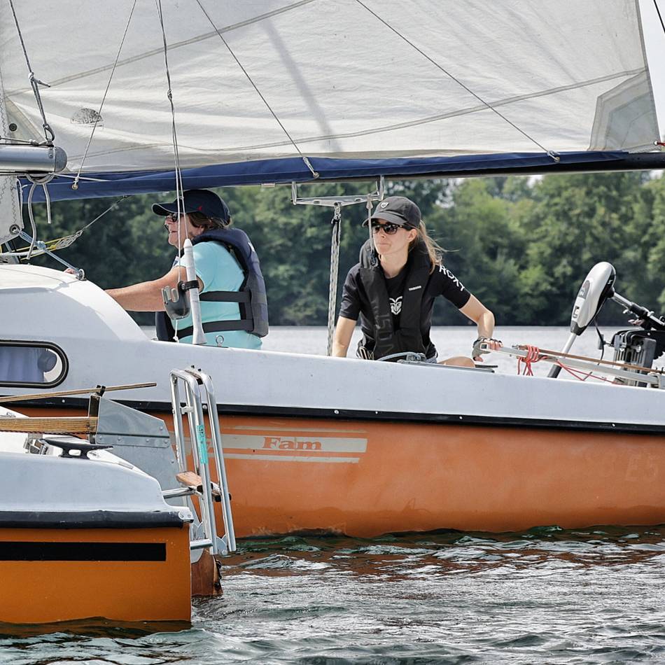 Eine FAM-Regatta ist mehr als Sport: Wie Segeln auf dem Hildener Elbsee für Glücksgefühle sorgt