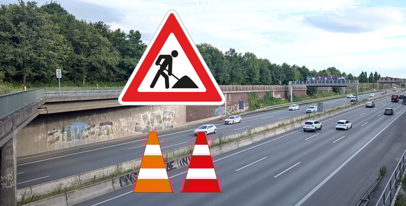 A3: Wieder Engpass zwischen Leverkusen-Opladen und Solingen