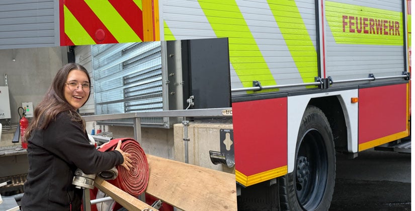 Ganz nah dran sein: Feuerwehrwagen, Gefahrenabwehrzentrum und Haustechnik
