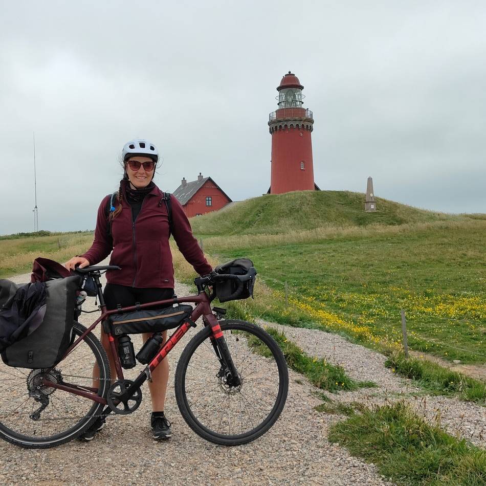 Denise Oertel aus Hilden fährt allein mit dem Rad durch Skandinavien: „Es passiert mir oft, dass ich grinsend durch die Gegend fahre“