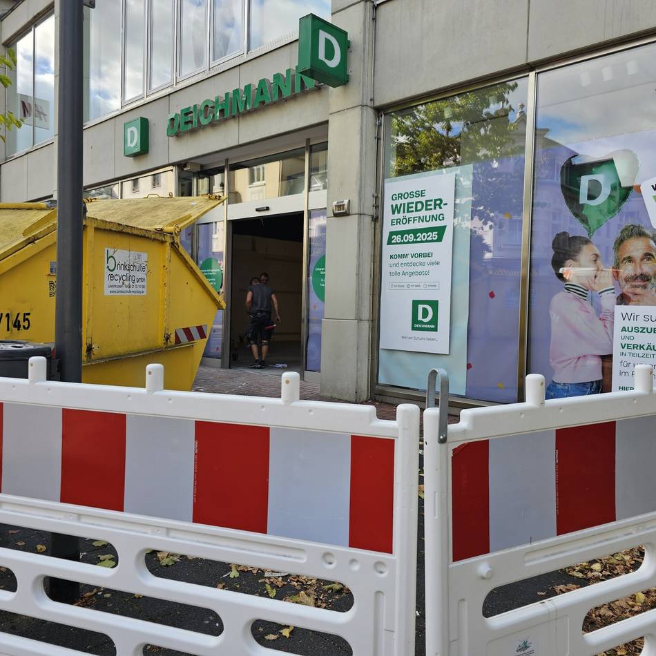 Einzelhandel in Hilden: Warum ein Schuhgeschäft an der Mittelstraße derzeit geschlossen hat