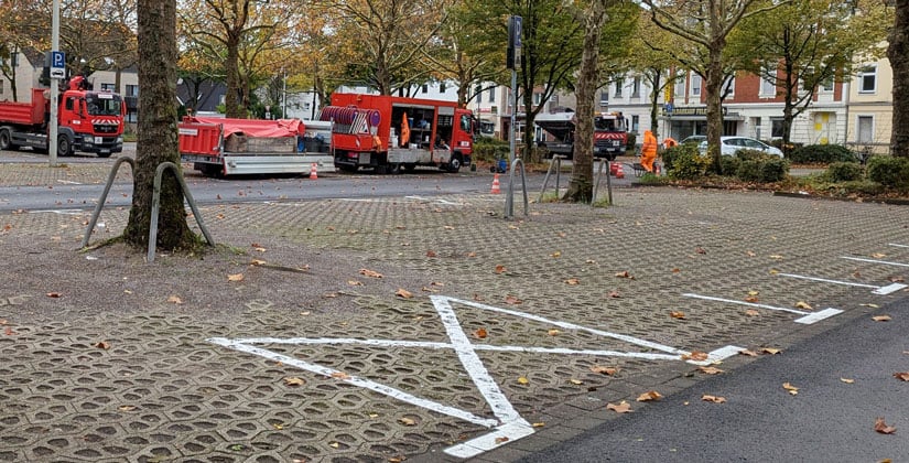 Straßensanierung: Stadt kündigt Ende der Bauarbeiten am Lindenplatz an
