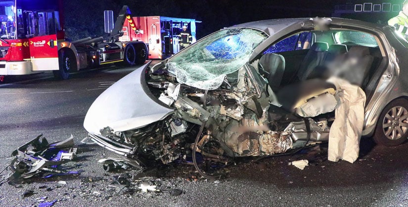 Geisterfahrer verursacht Unfall auf A3 und verunglückt tödlich